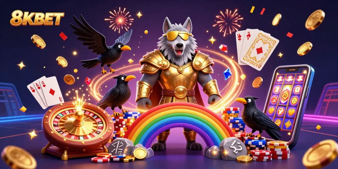 Win big with exciting games at 8KBET, featuring dynamic casino elements and action-packed moments.