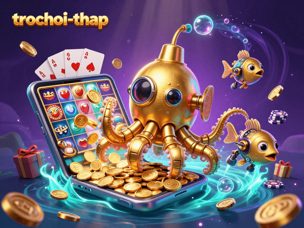 Join the adventure in trochoi-thap while uncovering golden treasures amidst thrilling casino gaming.