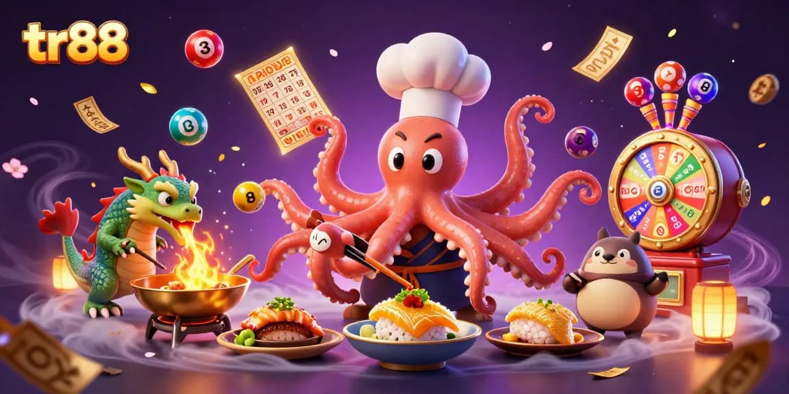 Experience exciting gaming adventures at tr88 with vibrant casino elements and engaging characters.
