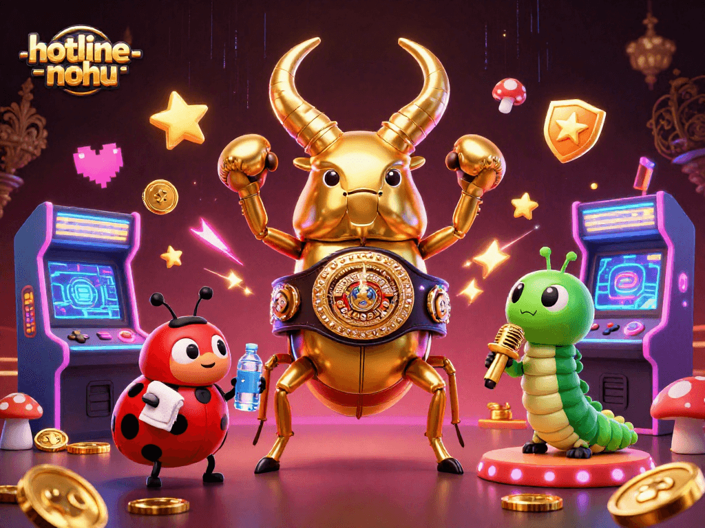 Engage in thrilling challenges with hotline-nohu, showcasing dynamic characters and vibrant gaming elements.