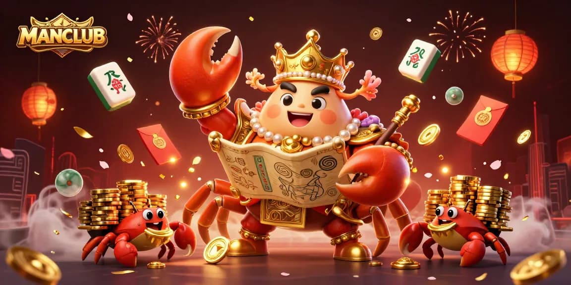 Join the excitement at MANCLUB and explore gaming treasures with the colossal crab emperor!