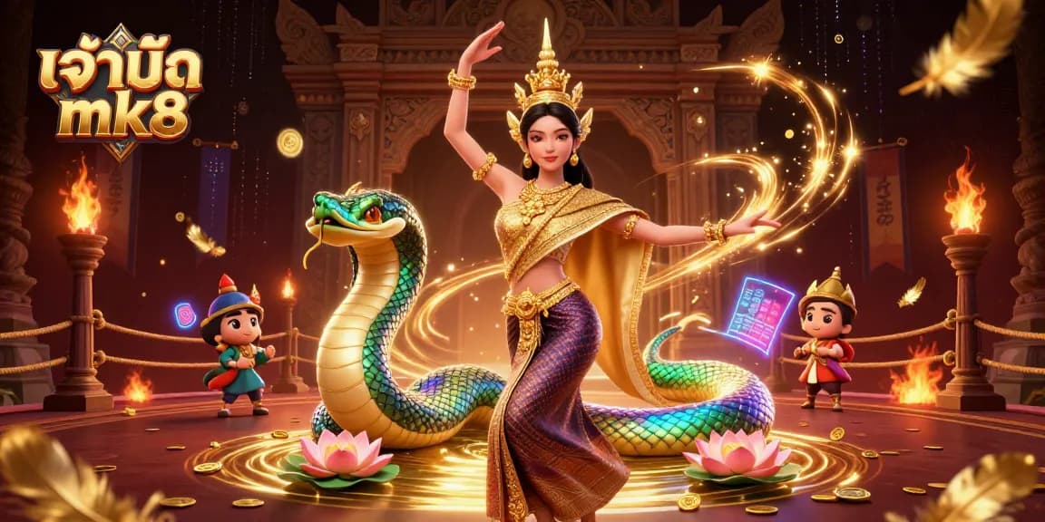 Bet on exciting games with เจ้ามือ mk8 featuring vibrant Thai culture and thrilling casino elements.