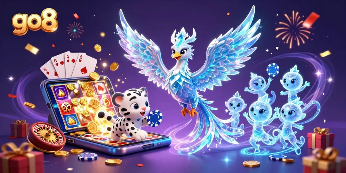 Win dazzling jackpots at go8 with fun gaming elements and characters.