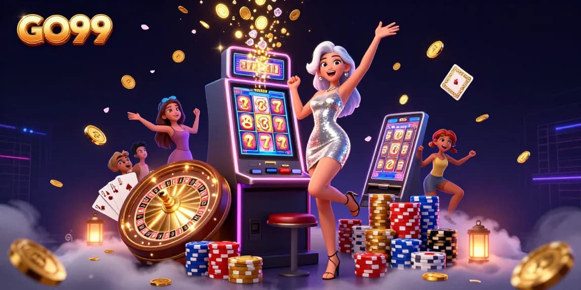 Win big at GO99 casino with exciting slots and vibrant gaming atmosphere.