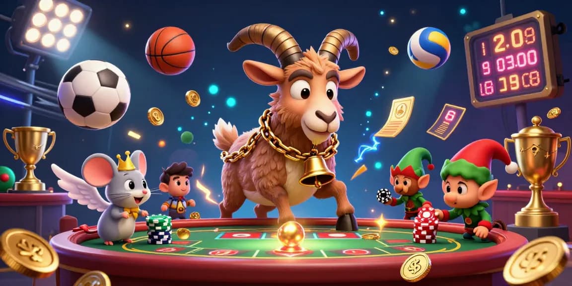 Experience thrilling games at SC88's vibrant casino, featuring Krampus and festive characters in a dynamic gaming scene.