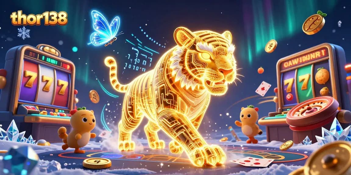mainkan slot online thor138 dengan slot reel dan simbol keberuntungan yang menyenangkan