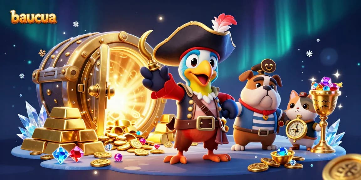 Baucua invites players to explore vibrant treasure-filled worlds in thrilling casino adventures.