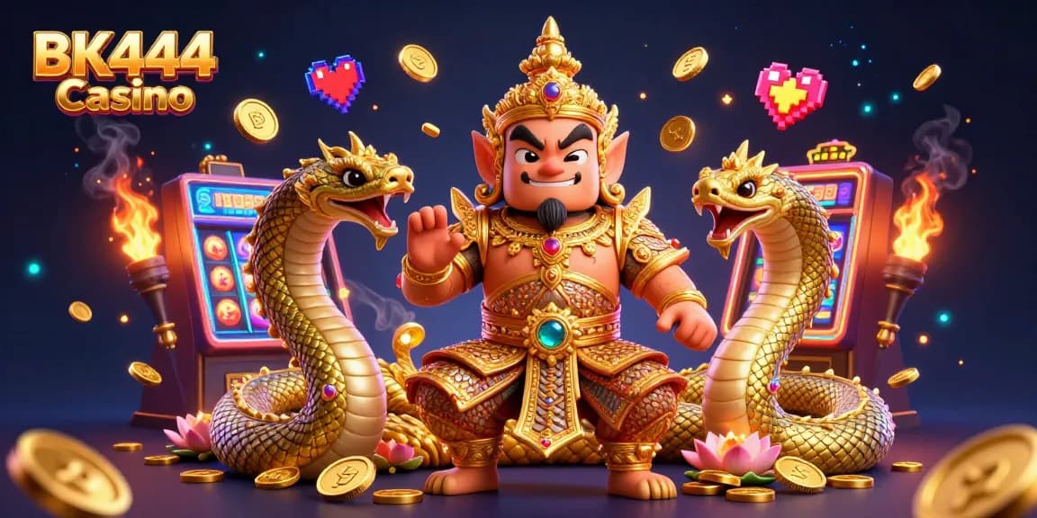 Experience thrilling wins at BK444 Casino with dynamic gameplay and engaging 3D elements.