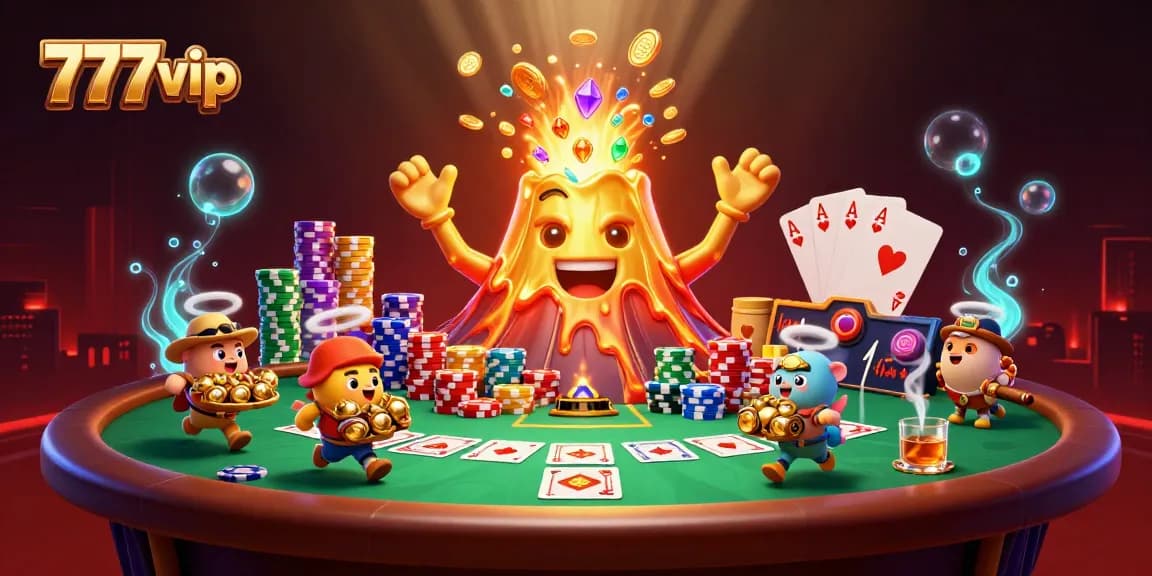 Experience the thrill of winning at 777vip with vibrant treasures and poker dynamics.