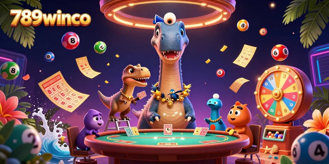 Experience thrilling gameplay with 789winco at this exciting casino atmosphere featuring colorful games.