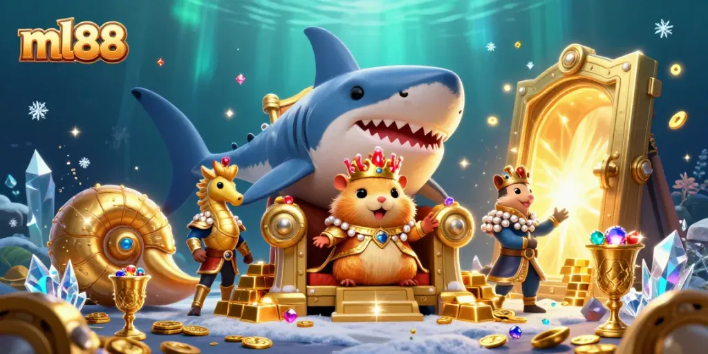 Experience thrilling wins with ml88’s vibrant 3D illustration showcasing exciting casino adventures.