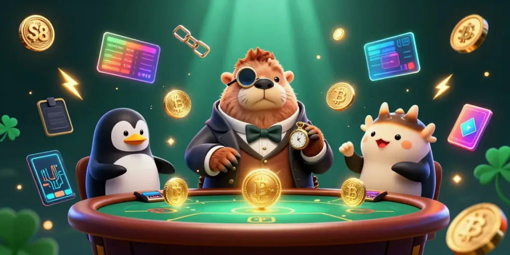 Win big at the S8 online casino with thrilling underwater poker featuring whimsical characters.