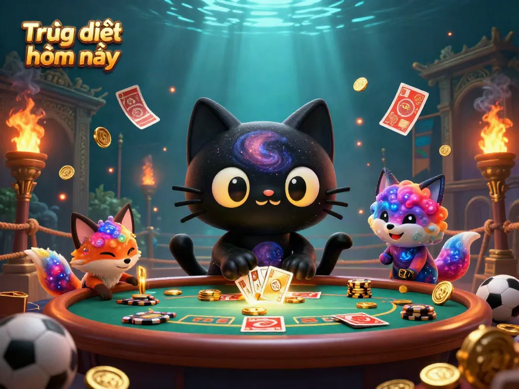 Engage with Trực tiếp bóng đá hôm nay betting strategies in a vibrant 3D casino scene.