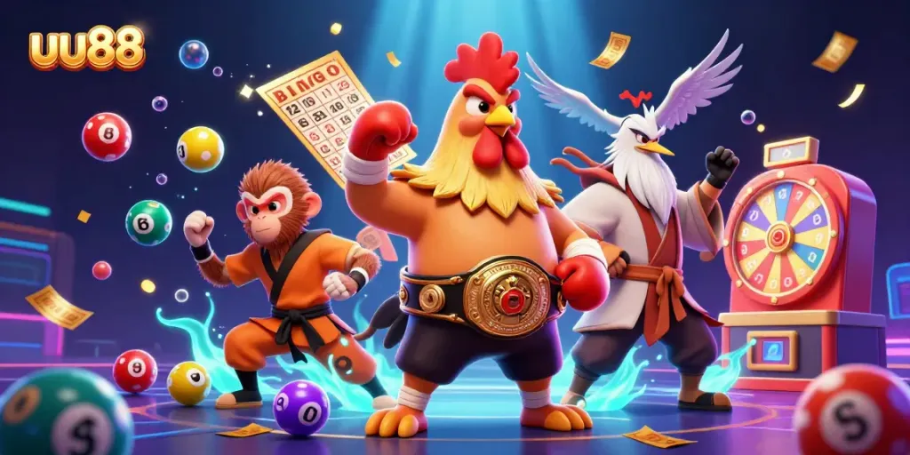 Experience thrilling jackpots and dynamic games at uu88 with vibrant 3D characters and exciting elements.