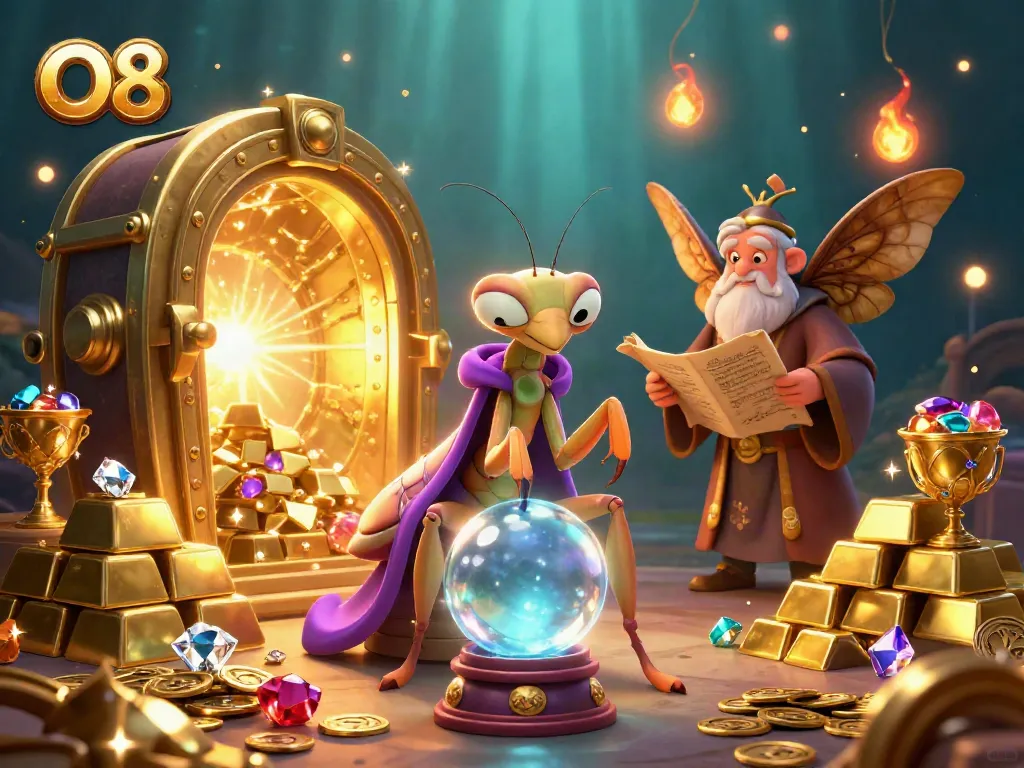 Engage with O8's thrilling casino adventure featuring fortune tellers and treasure galore.