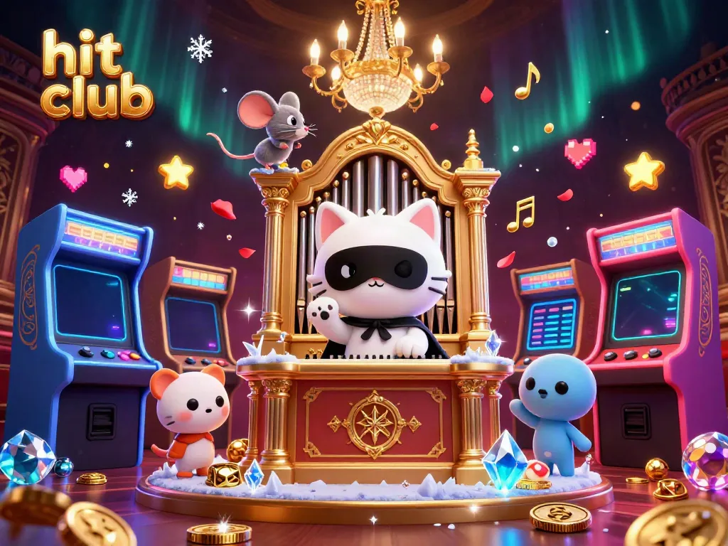 Experience hit club excitement with a phantom cat at a vibrant casino scene of action and adventure.