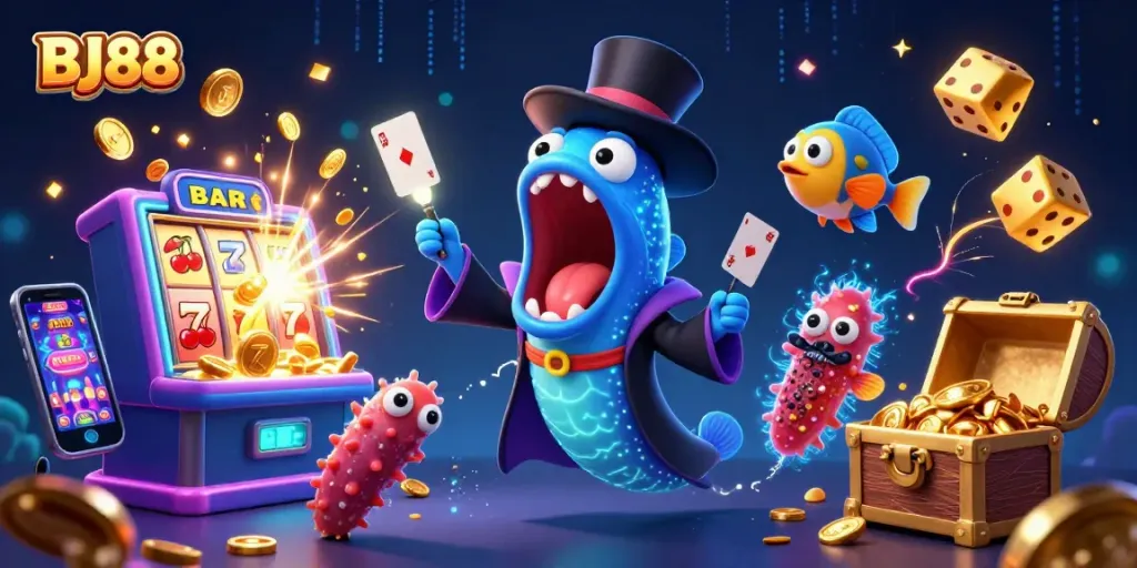 Experience thrilling gameplay excitement at BJ88 with stunning 3D action and vibrant casino visuals.