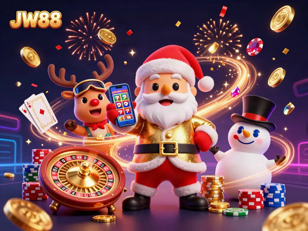 Play exciting games at JW88 with festive characters and dynamic casino elements.