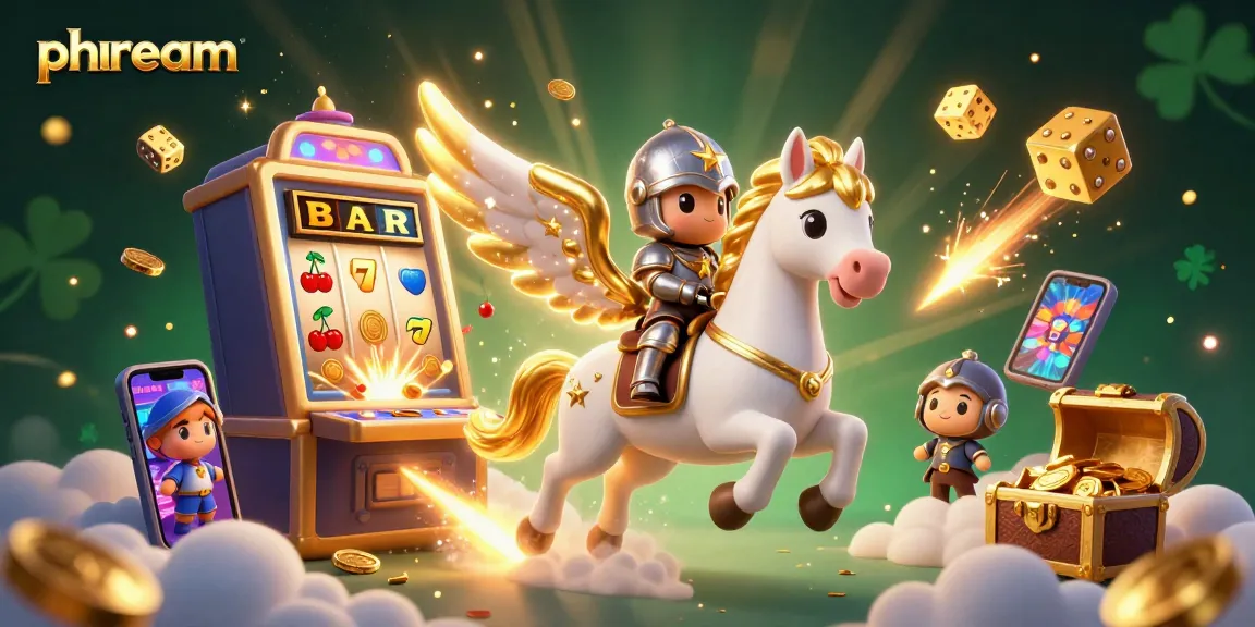 phdream jackpot explosion at a 3D casino with golden coins and vibrant game elements