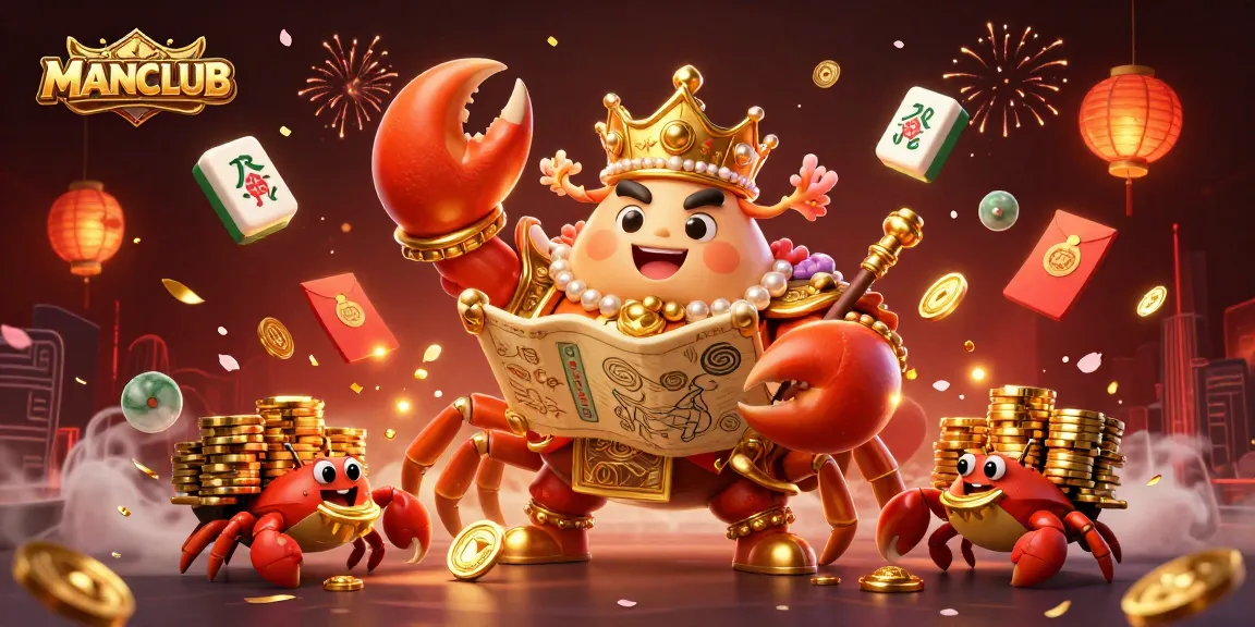 Join the excitement at MANCLUB and explore gaming treasures with the colossal crab emperor!