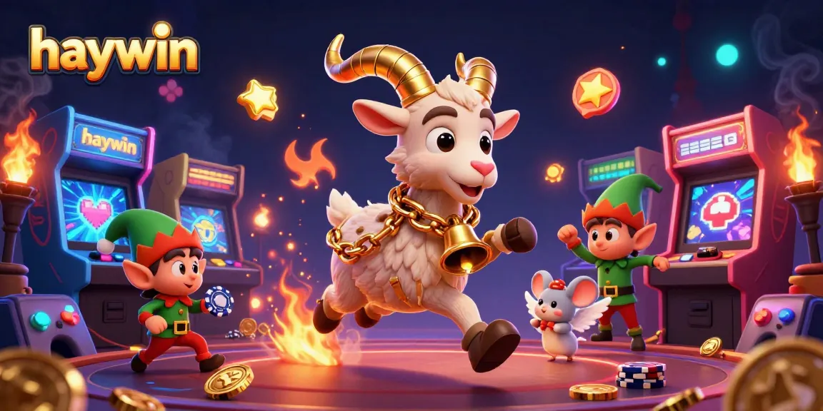 Experience thrilling gameplay at haywin casino as cartoon characters interact in a vibrant casino scene.