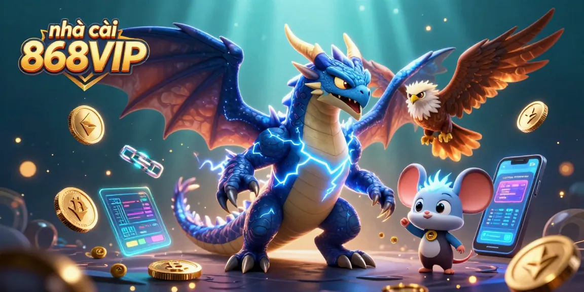 Experience thrilling gaming action at nhà cái 868VIP with vibrant electric characters and dynamic gaming elements.