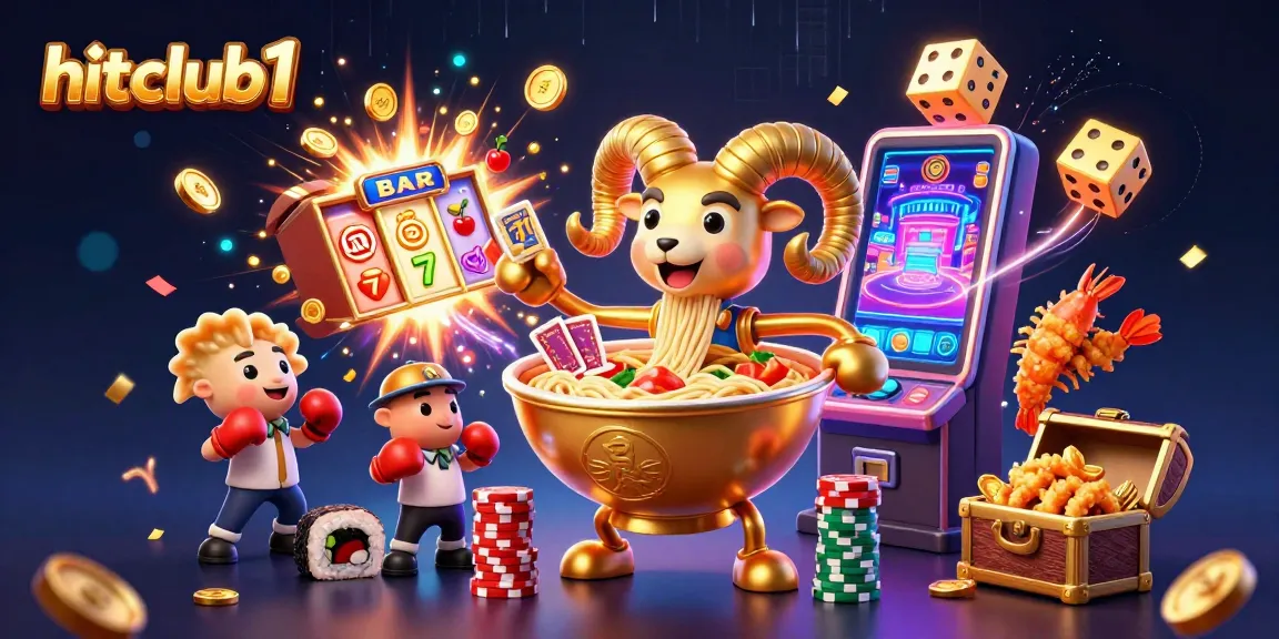 Visit hitclub1 to experience exciting slots and dynamic casino games in a vibrant 3D setting.