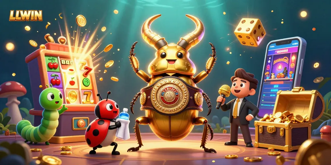 Engage with LLWIN's vibrant 3D casino adventure featuring jackpot celebrations and thrilling game elements.
