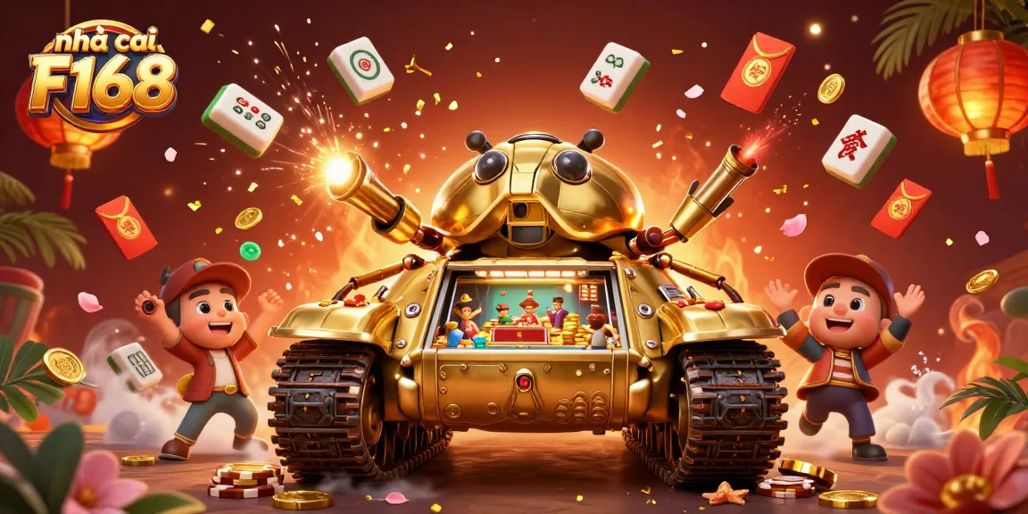 Engage with the thrilling world of nhà cái F168, featuring a vibrant 3D casino scene with dynamic elements.