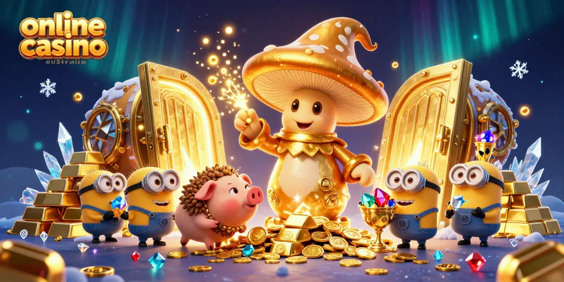 Experience the magic at online casino australia with golden treasures and gems.
