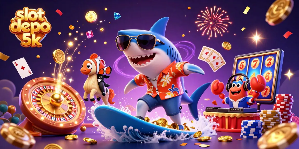 Experience the thrilling world of slot depo 5k with vibrant characters and dynamic casino elements